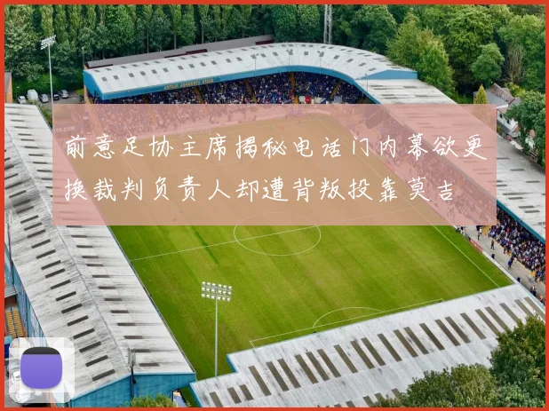 前意足协主席揭秘电话门内幕欲更换裁判负责人却遭背叛投靠莫吉
